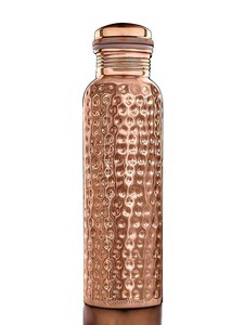 Vente en gros Bouteille d'eau avec revêtement en laque Meena en cuivre pur Protection avancée contre les fuites avec moins de joint pour verres - Product Image 3