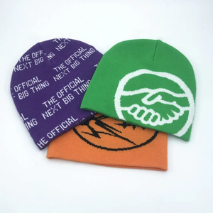 OEM Bonnet d'hiver personnalisé de haute qualité nouvelle mode doux adultes acrylique Jacquard étiquette d'impression complète chaud adulte manchette voyage - Product Image 2