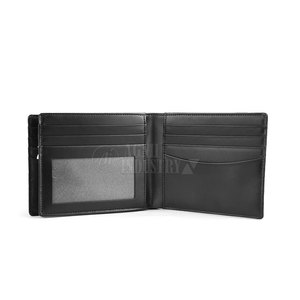 Cartera de Cuero Corta para Hombre, Ligera, de Material Duradero, con RFID, Precio Razonable, Servicio OEM de Alta Calidad - Product Image 3