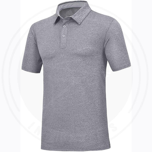 Polo de secado rápido 100% algodón para hombre, camisa de manga corta, ropa de Golf, Formal y de negocios - Product Image 1
