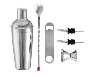 Juego de cócteles de acero inoxidable de primera calidad con logotipo personalizado, herramientas de Bar portátiles y reutilizables, kit de preparación de cócteles - Product Image 6