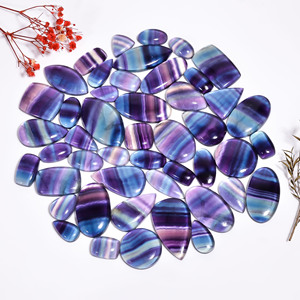 Latest High Grade Natural Gemstone Fluorite <b>Worry</b> Stone Healing Calming Stone Inspiration Chakra Healing Thumb Stone - Product Image 1