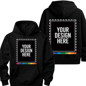 Sweat-shirt à capuche décontracté en jacquard 100% coton pour homme, confortable, respirant, chaud, durable, tendance - Product Image 5