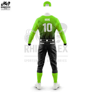 Meilleure vente, top ventes, uniformes de baseball respirants personnalisés, vente en gros, uniformes de baseball à sublimation de qualité supérieure - Product Image 6