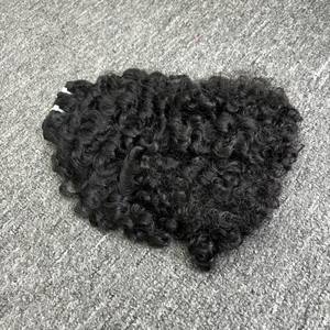 ผมต่อแบบลอนของคนผม100% บริสุทธิ์จากเวียดนามและพม่าสำหรับต่อผมคนผิวเรียบเนียนนุ่ม - Product Image 3