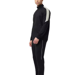 100% matériau respirant fait fermeture éclair hommes survêtements/vêtements d'entraînement de gymnastique robustes hommes survêtements à vendre - Product Image 4
