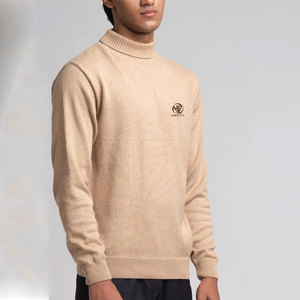 Custom <b>Winter</b> Casual Long Sleeve High Neck Plain Top Comfortable Everyday Wear <b>Men</b> Turtle Neck <b>Shirt</b> - Product Image 4