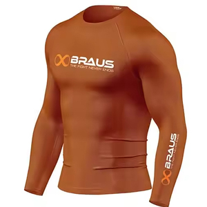 Venta al por mayor logotipo personalizado BJJ Rashguard UPF50 + camisa de compresión de manga corta No Gi ropa de entrenamiento OEM ODM fabricante - Product Image 1