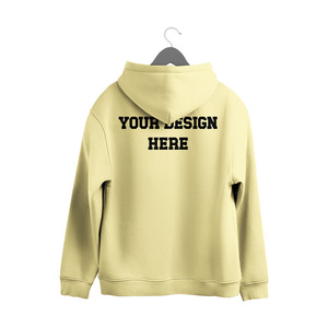 Sweat-shirt tricoté en coton confortable à motif solide grande taille hommes et femmes usage décontracté quotidien sweat à capuche blanc prix bas - Product Image 6