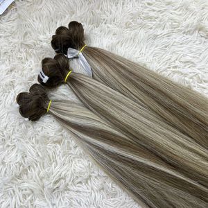 Venta caliente 100% pelo virgen de alta calidad trama recta Natural gran Stock Piano Color encaje transparente - Product Image 4