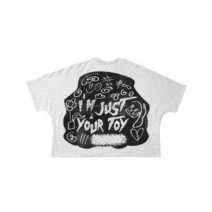 เสื้อยืดผ้าฝ้าย100% สำหรับผู้ชายเสื้อครอปไหล่แบบไร้รอยต่อสำหรับผู้หญิงตัวใหญ่พิเศษน้ำหนัก280 GSM - Product Image 4