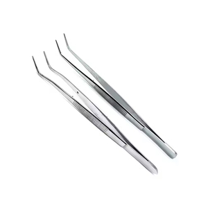 Pince à épiler chirurgicale manuelle en acier inoxydable avec pointes inclinées Pince médicale de classe I certifiée CE - Product Image 4