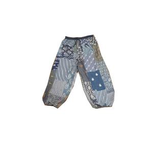 Pantalon sarouel patchwork bohème gris toutes saisons pour femmes Joggers poches Baggy été Assortiment de pantalons sarouel patchwork assortis - Product Image 2