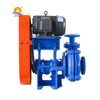Pompe à boue centrifuge horizontale à usage intensif, anti-abrasive, avec revêtement en caoutchouc pour produits chimiques