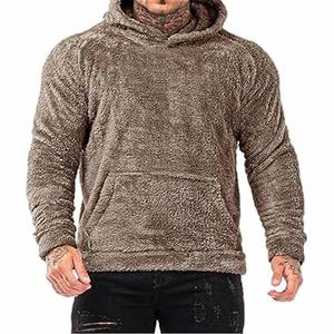 Sudadera con capucha para hombre, de invierno, para fitness, de tela ligera, corte largo, con capucha, sin cordones, subida por Dress Sports - Product Image 1