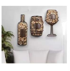 Design élégant et admirable support en liège pour vin en fer de haute qualité fabricant indien exportateur seaux à glace bacs à boissons - Product Image 3