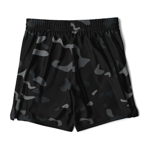 Black Color Men 2 in 1 Lined Gym Workout Sports <b>Zip</b> <b>Pocket</b> <b>Shorts</b> Men's Jogging <b>Shorts</b> New Arrival Jogger Jogging <b>Shorts</b> - Product Image 5