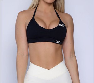 Custom Womens Sports <b>Bra</b> Quick Dry Shockproof Racerback Yoga Crop Tank Top High Strength Lapel Fitness Workout Sports <b>Bra</b> Women - Product Image 5