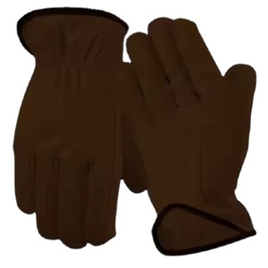 Cowhide Grain Leather Driver Work <b>Gloves</b> Adjustable Wristlet Cuff Heat Fire Resistant Thick Kevlar Lining Spark-Safe Safety - Product Image 3