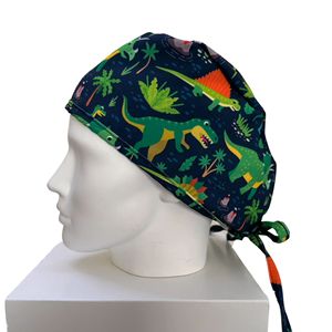 Gorro médico con estampado personalizado de primera calidad, banda para el sudor de mezcla de algodón y poliéster, incluye gorros de hospital o uso directo de fábrica - Product Image 5