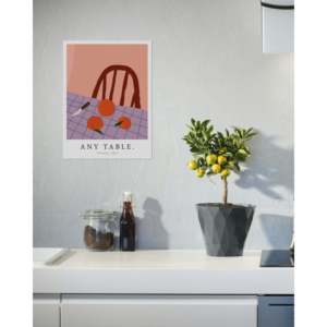 Impresión Artística Minimalista para Cualquier Mesa, Diseño de Naturaleza Muerta - Product Image 2