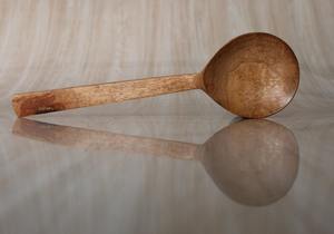 Handmade Eco-Friendly Mango <b>Wood</b> Vintage Salad Server <b>Set</b> Multifunctional Angel Style Salad <b>Spoons</b> Home Kitchen Party Use - Product Image 2