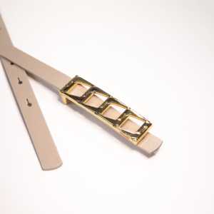 Basic Women's Wedding <b>Belt</b> with Thin <b>Chain</b> Buckle - Product Image 3