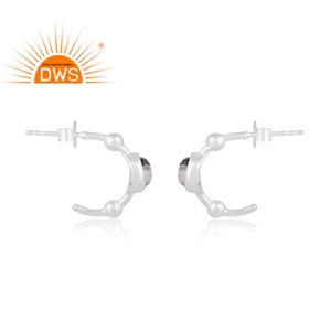 Pendiente de piedras preciosas de rutilo negro Natural de plata de ley de Nuevo diseño elegante, joyería personalizada para mujer, regalo para ella - Product Image 4