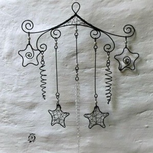 <b>Flower</b> Design Wrought Iron Christmas Hanging <b>Ornament</b> with Black Color for Home Christmas Holiday Decoration <b>Ornaments</b> - Product Image 6