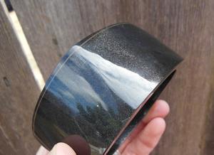 Nueva llegada moda venta al por mayor respetuoso con el medio ambiente boda Retro acrílico geométrico Irregular círculo resina Mable blanco rosa brazalete - Product Image 6