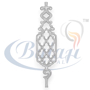 Rejilla de Balcón Moderna de Hierro Fundido sin Marco con Acabado Super Shot Blast, Protección UV, Panel de Protección Moldeado en Arena, Componente de Barandilla 5 - Product Image 2