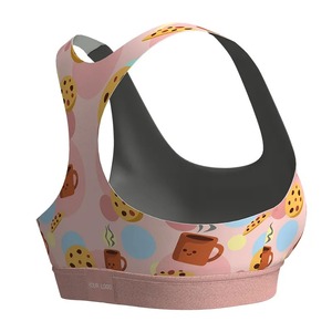 Soluciones de diseño a medida para Sujetador deportivo de calidad superior para mujeres con sublimación única y tela que mejora la comodidad - Product Image 5