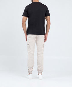 Logo personnalisé poids lourd Streetwear recadrée surdimensionnée abîmée t-shirt été uni surdimensionné col rond t-shirt - Product Image 3