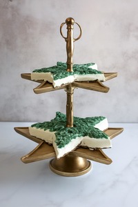 แท่นวางเค้กโลหะสีทองสุดหรูวัสดุเหล็กสำหรับงานเลี้ยงงานแต่งงานและที่วางคัพเค้ก - Product Image 4