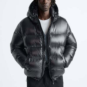 Veste matelassée unisexe personnalisée Veste en duvet de coton pour homme Vestes respirantes pour homme Streetwear Veste matelassée - Product Image 5