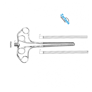 Abrazaderas intestinales y estomacales Abadie de acero inoxidable de alta calidad 27cm/10,5 "Instrumentos quirúrgicos - Product Image 2
