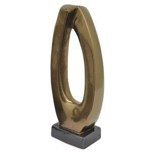 Sculpture abstraite en aluminium avec finition polie lisse, idéale pour les maisons modernes, les bureaux de luxe et les intérieurs de galeries élégantes - Product Image 6