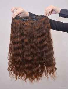 Stock en vrac sans perte naturelle soyeuse droite donneur individuel cuticule alignée durable attachée à la main vague de corps faisceaux de cheveux bruts - Product Image 3