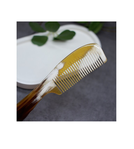 Peigne en corne de buffle meilleur cadeau coiffant les cheveux vrai buffle boeuf gravé peigne en corne Style maison peigne en corne de buffle - Product Image 5