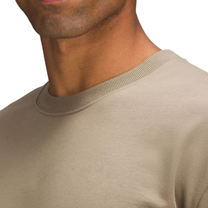 T-shirt décontracté en jersey lourd de qualité supérieure 300 GSM T-shirt respirant en coton tricoté sur mesure OEM de l'usine - Product Image 3