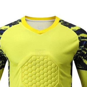 Maillot de gardien de but de football pour homme de haute qualité, taille adulte, 100% polyester, séchage rapide, léger, respirant, maillot d'équipe - Product Image 4