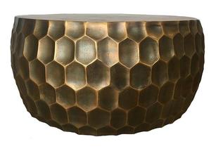 Juego de 3 mesas de centro Vintage metal doble estante mesas multiusos mesas de salón con marco de metal personalizadas - Product Image 5