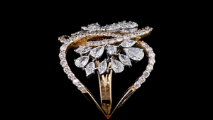 แหวนเพชรทรงมาร์ควิสและทรงลูกแพร์ขนาดใหญ่ ผลิตในห้องปฏิบัติการ |   แหวนหรูหราสำหรับงานปาร์ตี้ |   ของขวัญที่สมบูรณ์แบบสำหรับโอกาสพิเศษ - Product Image 6