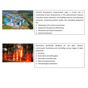 การวัดอุณหภูมิไพโรมิเตอร์แบบออพติคอล1200 250สำหรับแผ่นโลหะ - Product Image 6