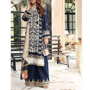 Salwar Kameez para Mujer, Vestido Formal, Tejido de Algodón Suave y Transpirable, Costura Elegante para Uso Oficial y Fiestas - Product Image 5