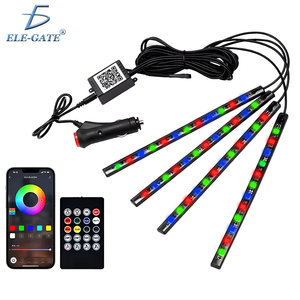 Strisce LED RGB da 48 LED per Interni, Illuminazione Auto con Telecomando e Integrazione App - Product Image 4