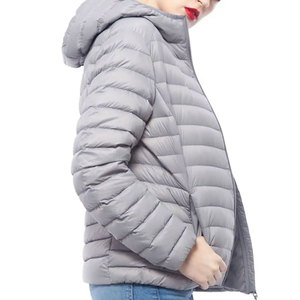 Chaqueta Acolchada de Color Sólido para Mujer, Más Vendida, con Logotipo Bordado Personalizado, Otoño Invierno, la Mejor Chaqueta Tejida Transpirable al Por Mayor - Product Image 3