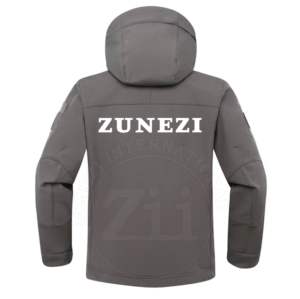 <b>Men's</b> Premium Quality Softshell <b>Safari</b> <b>Jacket</b> Winter Waterproof Windproof Breathable Eco-Friendly Reversible Hood Zipper Plus - Product Image 4