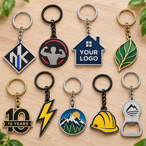 Llaveros de Metal Esmaltado Personalizados con Logotipo, OEM ODM, Regalo Promocional Corporativo - Product Image 1