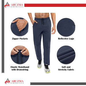 Pantalon de sport décontracté taille haute grande taille pour hommes, uniforme de jogging, pantalon de survêtement en polaire personnalisé pour piste de jogging, vente en gros - Product Image 4